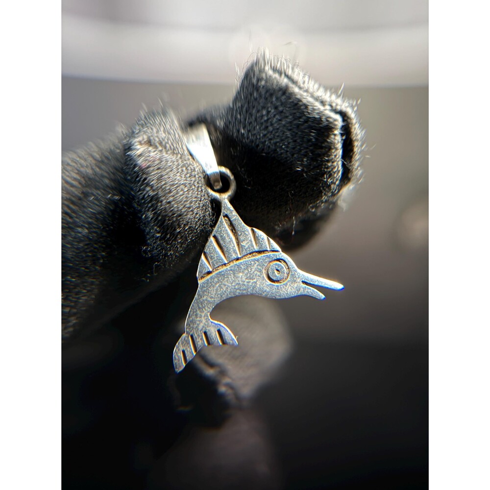 Taxco Sterling Silver 925 Sailfish Marlin Pendant O-7D Mexico